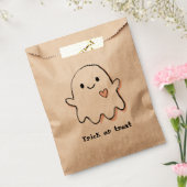 ハロウィン お菓子袋 かわいいおばけ フェイバーバッグ (封をした状態)