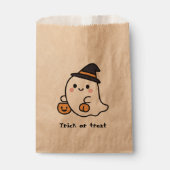 ハロウィン お菓子袋 かわいいおばけ フェイバーバッグ (正面)