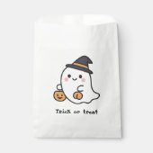 ハロウィン お菓子袋 かわいいおばけ フェイバーバッグ (正面)