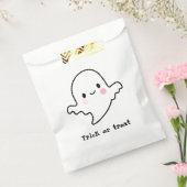 ハロウィン お菓子袋 かわいいお化け フェイバーバッグ (封をした状態)