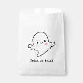 ハロウィン お菓子袋 かわいいお化け フェイバーバッグ (正面)