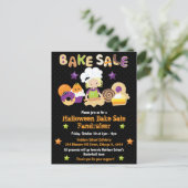 ハロウィン お菓子販売会 募金のお誘い ポストカード (スタンド正面)