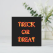ハロウィン+お菓子+もらえるかな？+ファイヤーパーティーの招待状 招待状 (スタンド正面)
