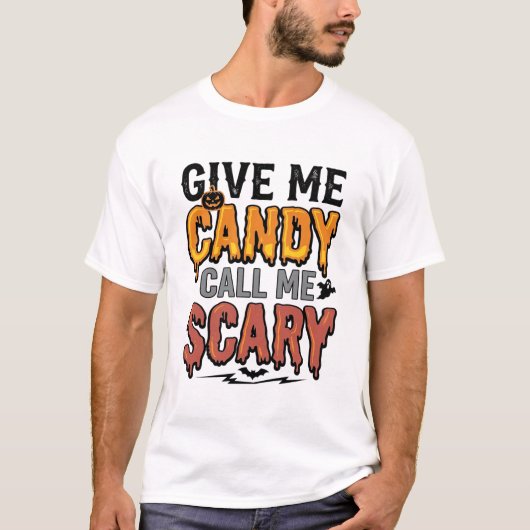 ハロウィン お菓子 ギミキャンディ コールミスカリー_1 Tシャツ (正面)