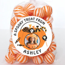 ハロウィン お菓子 トリート 写真 名前入り