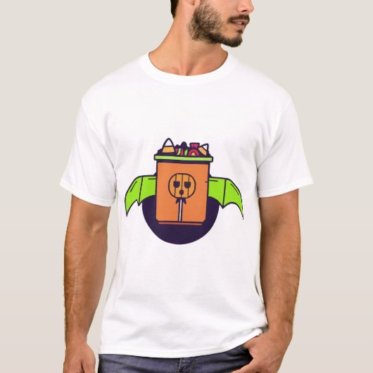 ハロウィン お菓子 Tシャツ (正面)