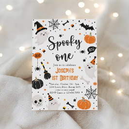 ハロウィン お誕生日おめでとう スプーキー ワン 招待状