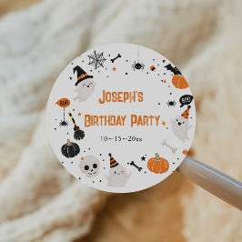 ハロウィン お誕生日パーティー ラウンドシール