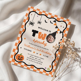 ハロウィン お誕生日パーティー 招待状 2歳