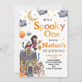 ハロウィン お誕生日会 コスチュームパーティー 招待状 (正面)
