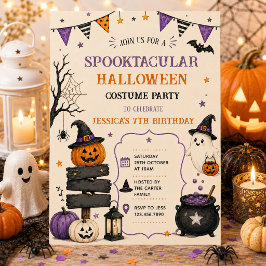 ハロウィン お誕生日会 コスチュームパーティー 招待状