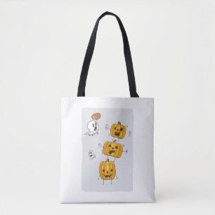 ハロウィン かぼちゃとおばけのトートバッグ トートバッグ