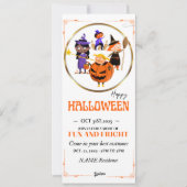 ハロウィン かぼちゃのブーブー 赤ちゃん 誘惑 招待状 (正面)