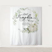 ハロウィン　かぼちゃの赤ちゃん歓迎会の背景 タペストリー (正面)