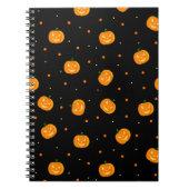 ハロウィン かぼちゃの雨 フォト ノートブック (正面)