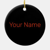 ハロウィン かぼちゃの顔 レトロ 衣装 感謝祭 セラミックオーナメント (裏面)