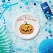 ハロウィン かぼちゃパーティー 紙皿 (パーティー)