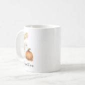 ハロウィン かぼちゃ おばけ BOO コーヒーマグカップ (正面左)