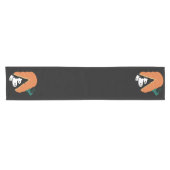 ハロウィン かぼちゃ ふざけた おばけ 男の子 子ども ショートテーブルランナー (横)