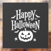 ハロウィン かぼちゃ コウモリ クモ デザイン ウィンドウサイン (シート2)