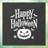 ハロウィン かぼちゃ コウモリ クモ デザイン ウィンドウサイン (シート3)