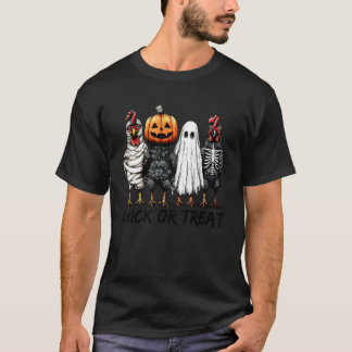 ハロウィン かぼちゃ ゴースト おばけ チキンオアトリート 面白い Tシャツ