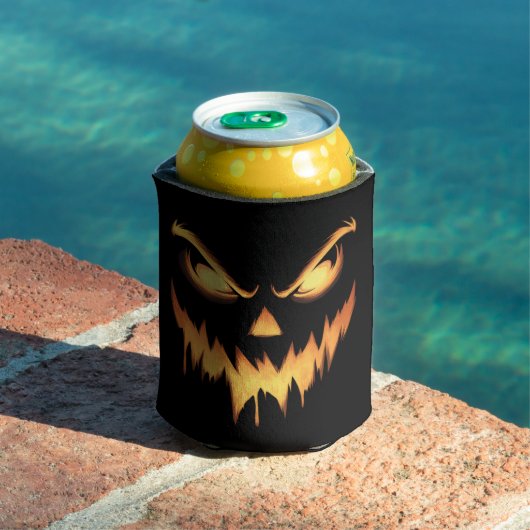 ハロウィン かぼちゃ ジャックオーランタン お化けの顔 缶クーラー (インサイチュ プール)