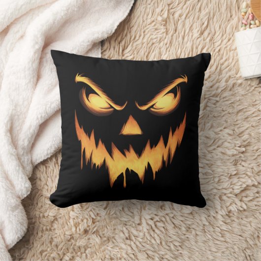 ハロウィン かぼちゃ ジャックオーランタン お化け クッション (ブランケット)