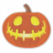 ハロウィン かぼちゃ ステッカー シール (正面)