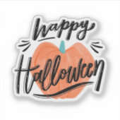 ハロウィン かぼちゃ ステッカー シール (正面)