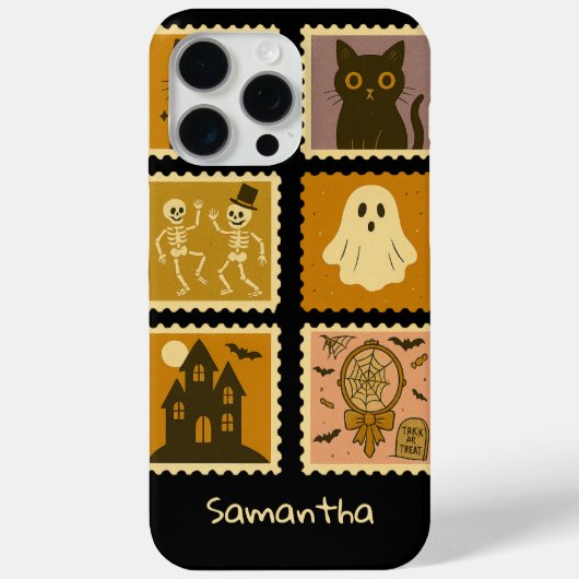 ハロウィン かぼちゃ スマホケース | オーダーメイド 怖い ギフト Case-Mate iPhoneケース (裏面)