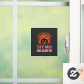ハロウィン かぼちゃ デザイン Say Boo_1 ウィンドウサイン (ホーム)