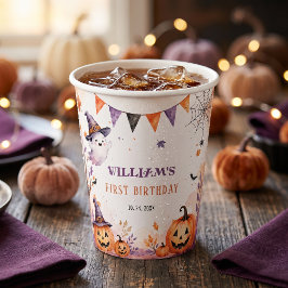 ハロウィン かぼちゃ バースデー パーティーグッズ ペーパーカップ