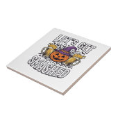 ハロウィン かぼちゃ ビール タイル (側面)