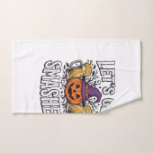 ハロウィン かぼちゃ ビール ハンドタオル (ハンドタオル)