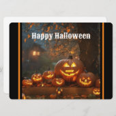 ハロウィン かぼちゃ ファミリーコレクション シーズンカード (正面/裏面)