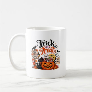 ハロウィン かぼちゃ マグカップ トリック・オア・トリート