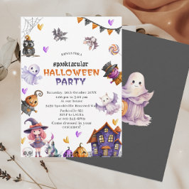 ハロウィン かぼちゃ リトルブー ベイビーシャワー 招待状