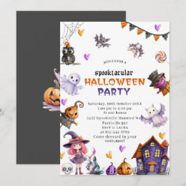 ハロウィン かぼちゃ リトルブー ベイビーシャワー 招待状