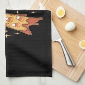 ハロウィン かぼちゃ リボン キャンディコーン キッチンタオル (四つ折り)