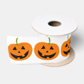 ハロウィン かぼちゃ リボン サテンリボン (リール)