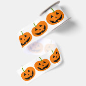 ハロウィン かぼちゃ リボン サテンリボン (裏面)