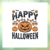 ハロウィン かぼちゃ レトロ風 彫刻 デザイン_1 ウィンドウサイン (シート3)