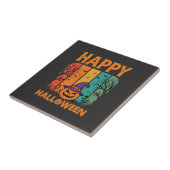 ハロウィン かぼちゃ ヴィンテージ ベクター タイル (側面)