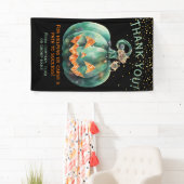 ハロウィン かぼちゃ 感謝 横断幕 (インサイチュ)