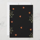 ハロウィン かぼちゃ 招待状 (裏面)