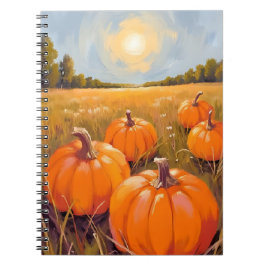 ハロウィン かぼちゃ 畑 秋 紅葉 ノートブック