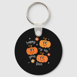 ハロウィン+かぼちゃ+秋のあなたの顔を見るのが嬉しい キーホルダー