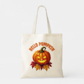 ハロウィン かぼちゃ 秋 トートバッグ (裏面)