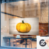 ハロウィン かぼちゃ 紅葉 感謝祭 ウィンドウサイン (カフェ窓)
